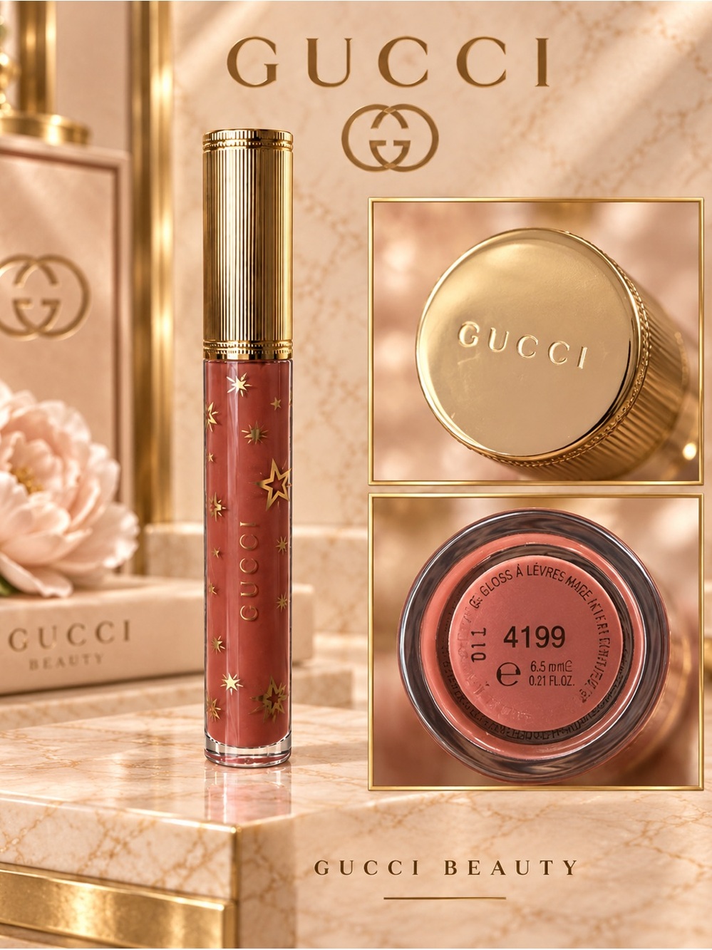 Gucci Gloss A LEVRES Lip Gloss 4199 🌟🌟🌟🌟🌟